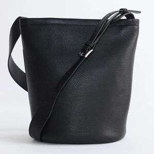 NWT The Horse Rosa Black Leather Crossbody Bag
